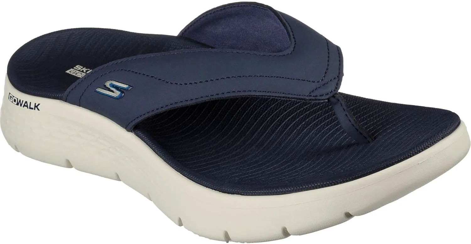 Мужские сандалии Skechers Go Walk Flex - Валлейхо, темно-синий — фото 2