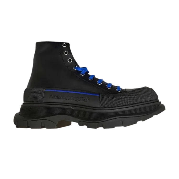 

Кроссовки Alexander McQueen Alexander McQueen Tread Slick Boot 'Black Ultramarine', черный