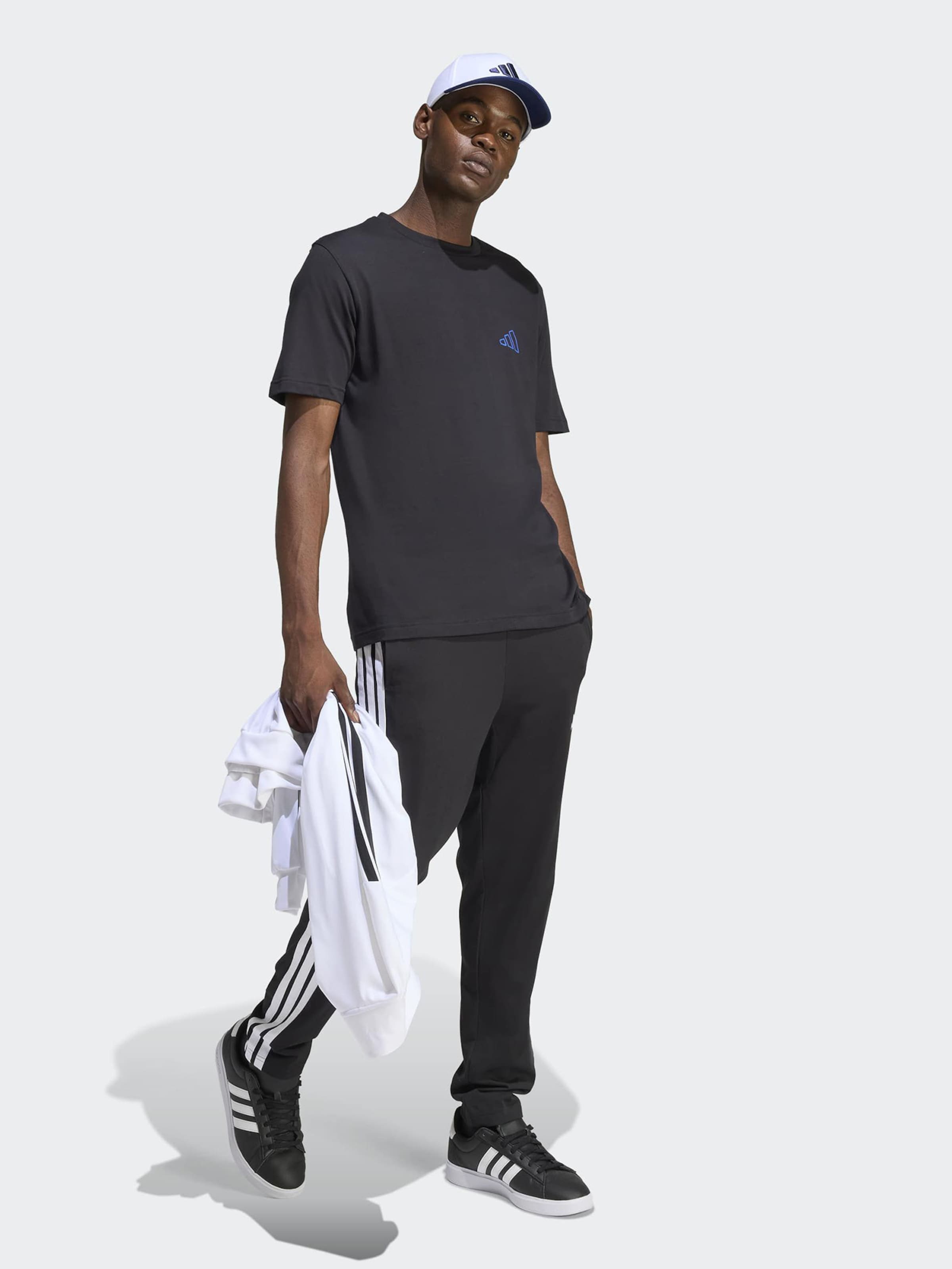 Adidas Sportswear Футболка Performance 'BOLD' в черном цвете — фото 4