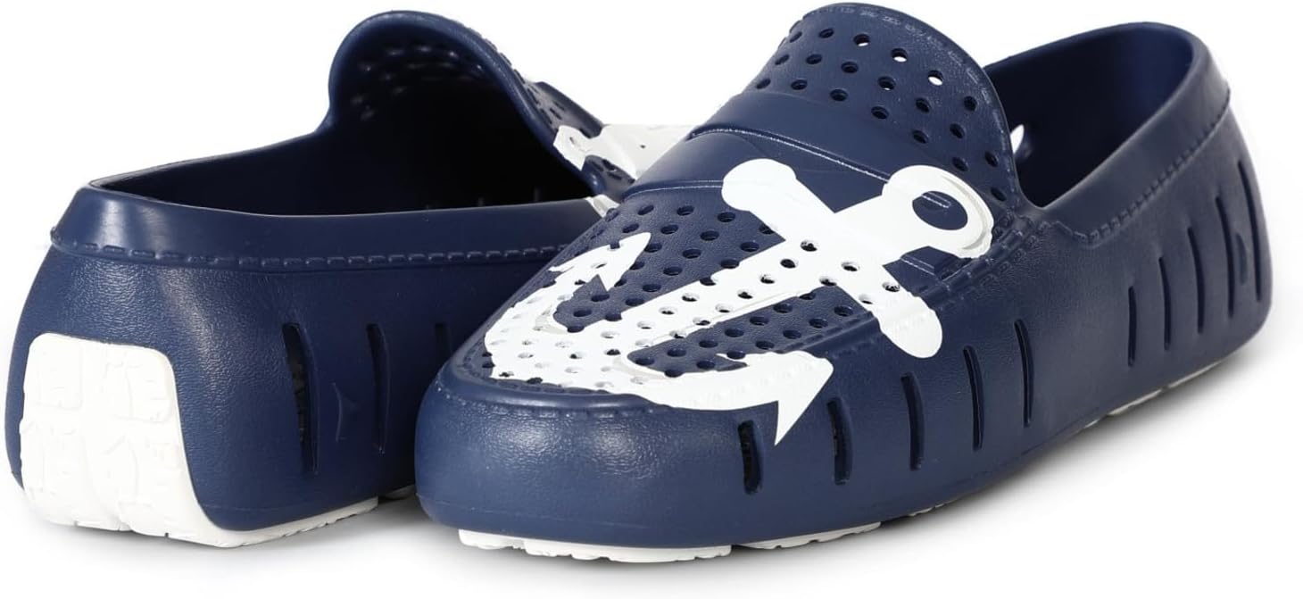 

Лоферы Floafers Country Club Driver Print, цвет Navy/White Anchor