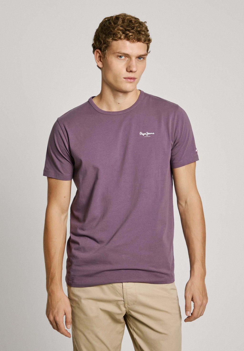 

Базовая футболка ORIGINAL BASIC Pepe Jeans, цвет Aubergine Purple