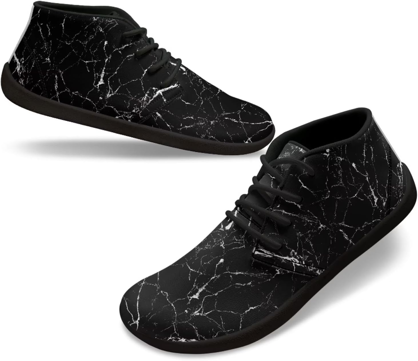 

Мужские босоножки с широким носком, кроссовки для ходьбы с нулевым перепадом подошвы, удобные, дышащие обувь для ходьбы и бега Xixirimido, черный