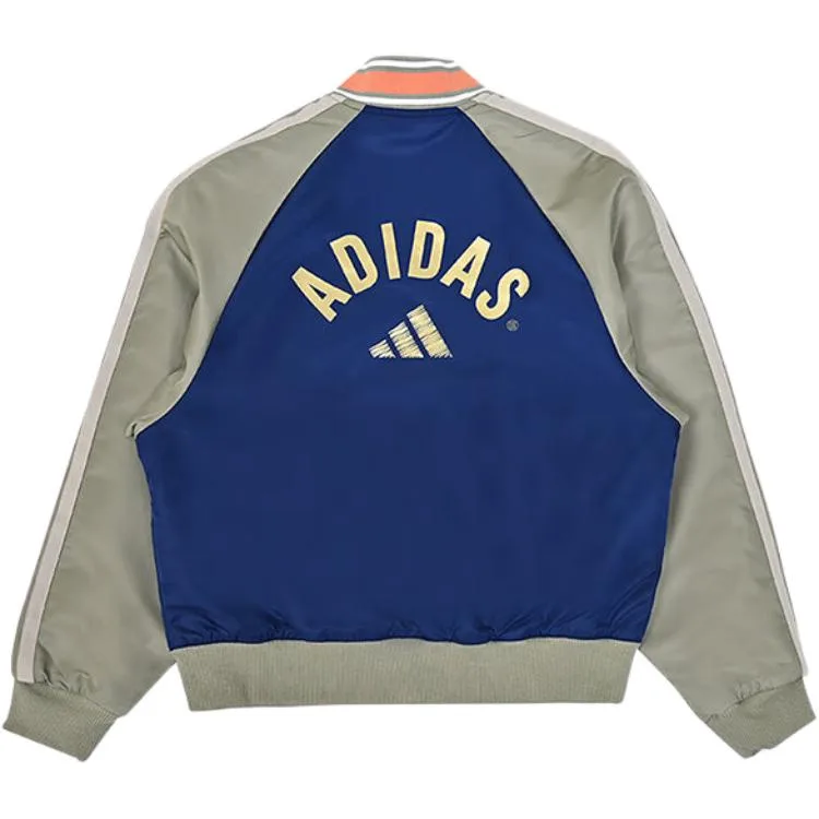 Детская бейсбольная майка с воротником Adidas, синий — фото 3