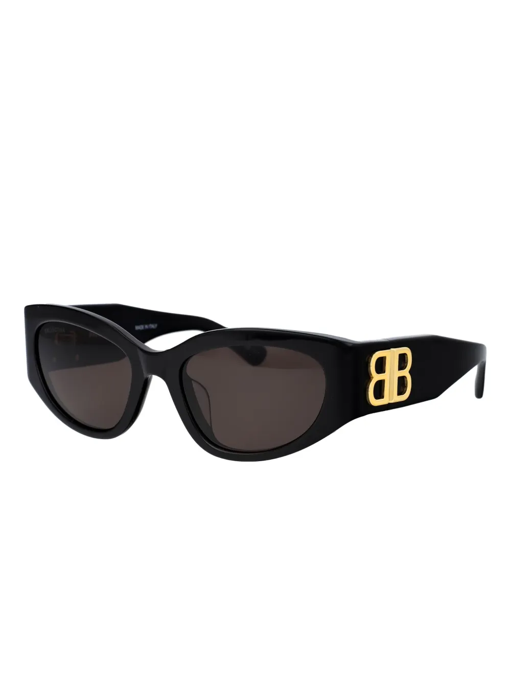 Солнцезащитные очки Bossy в круглой оправе Balenciaga Eyewear, черный — фото 2