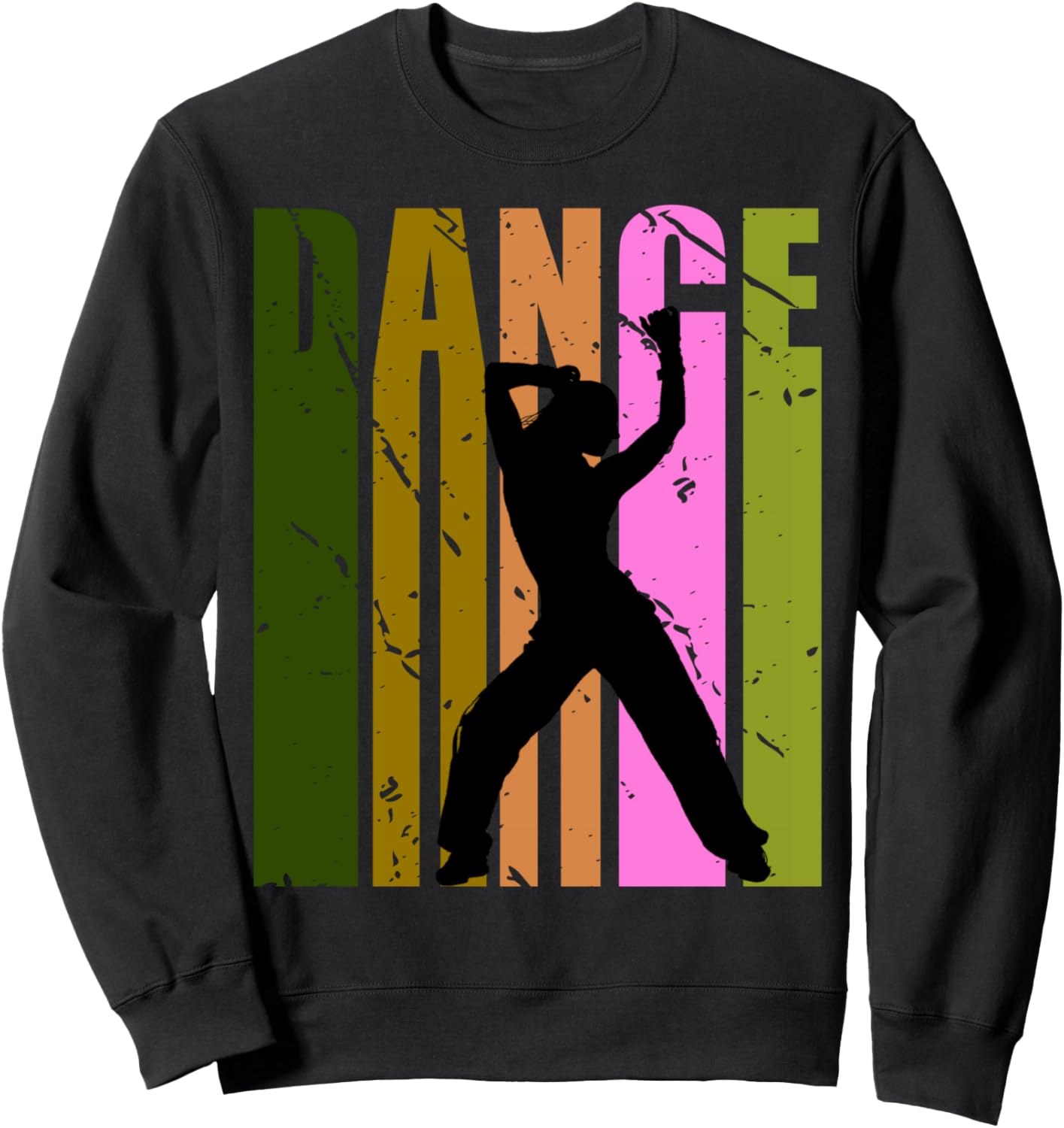 

Детская толстовка в стиле ретро для девочек, посвященная брейк-дансу, черная Lush Dance