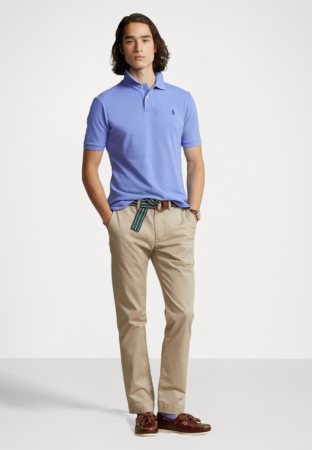 Чиносы БРЮКИ Polo Ralph Lauren, хаки коричневый — фото 2