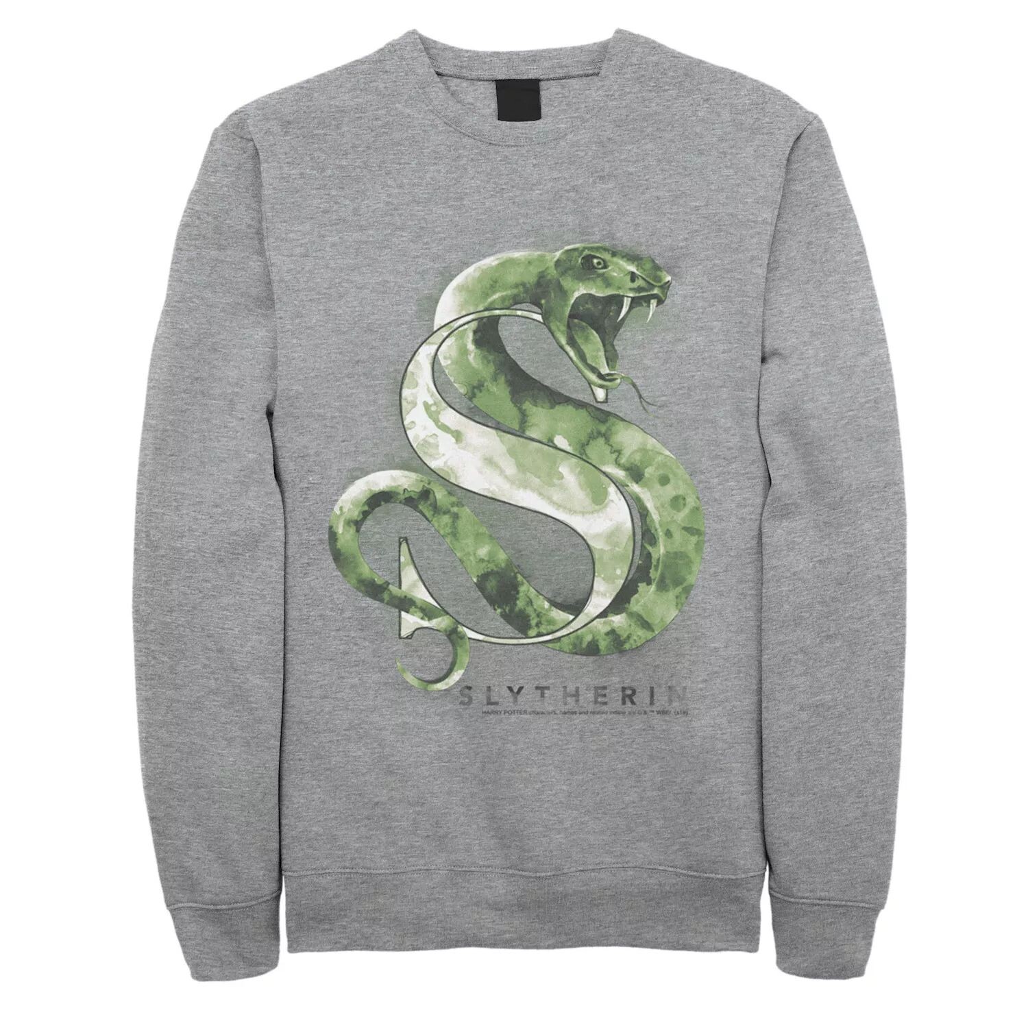 

Мужской свитер с акварельным пуловером House Slytherin Harry Potter