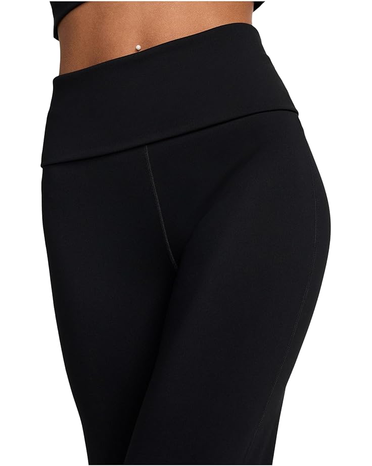 Брюки Nike One Dri-fit High-waisted Fold-over Pants, черный — фото 3