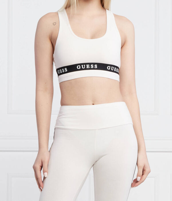 

Футболка синего цвета Slim fit Guess Active, коричневый