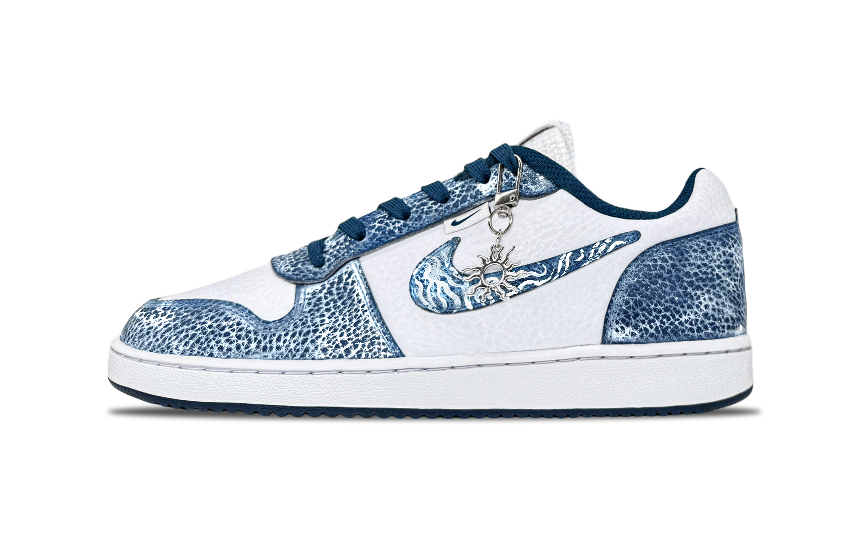 

Nike Износостойкие низкие кроссовки для скейтбординга EBERNON Low Sea King Octopus, цвет темно-синий, мужские