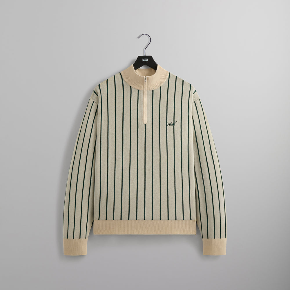 

Толстовка Kith Harmon Quarter Zip Mock Neck, цвет Sandrift