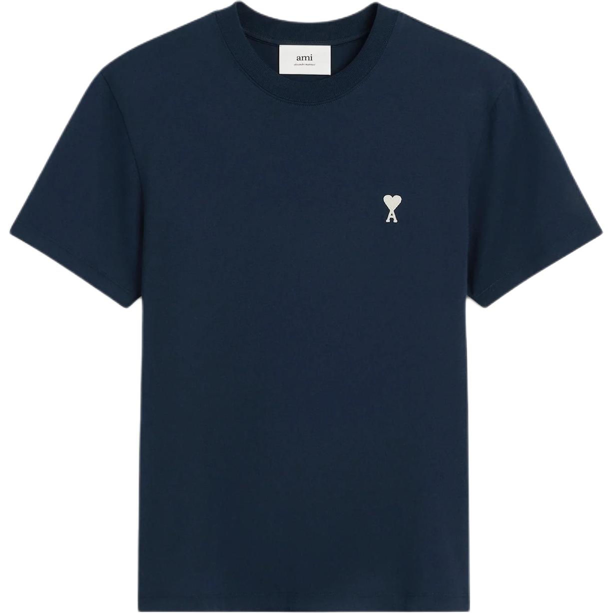 

Футболка с вышитым логотипом Ami De Coeur от Ami Paris AMIPARIS, синий
