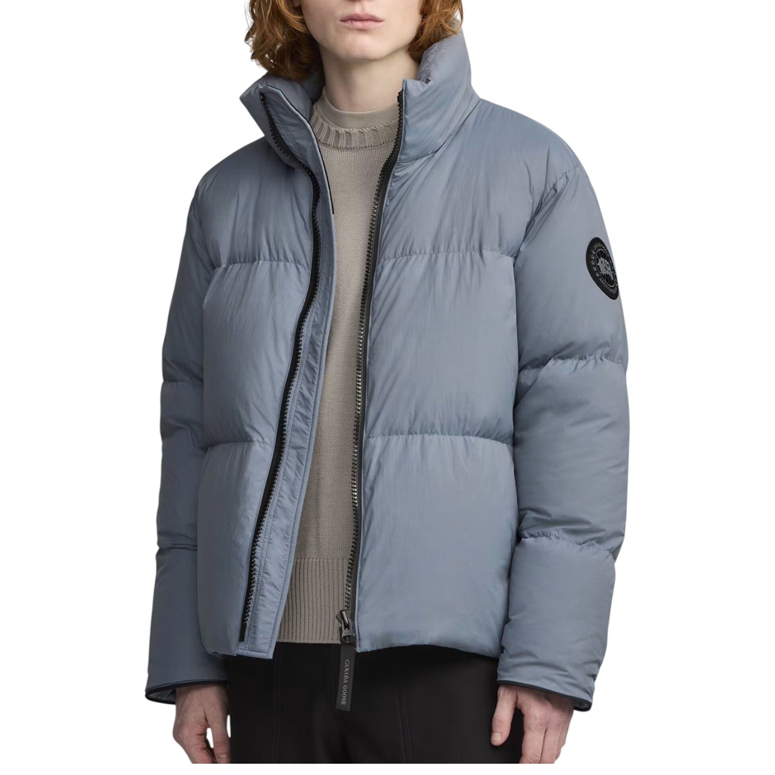 Пуховая куртка Canada Goose Lawrence, цвет «Светло-голубой озон» — фото 2