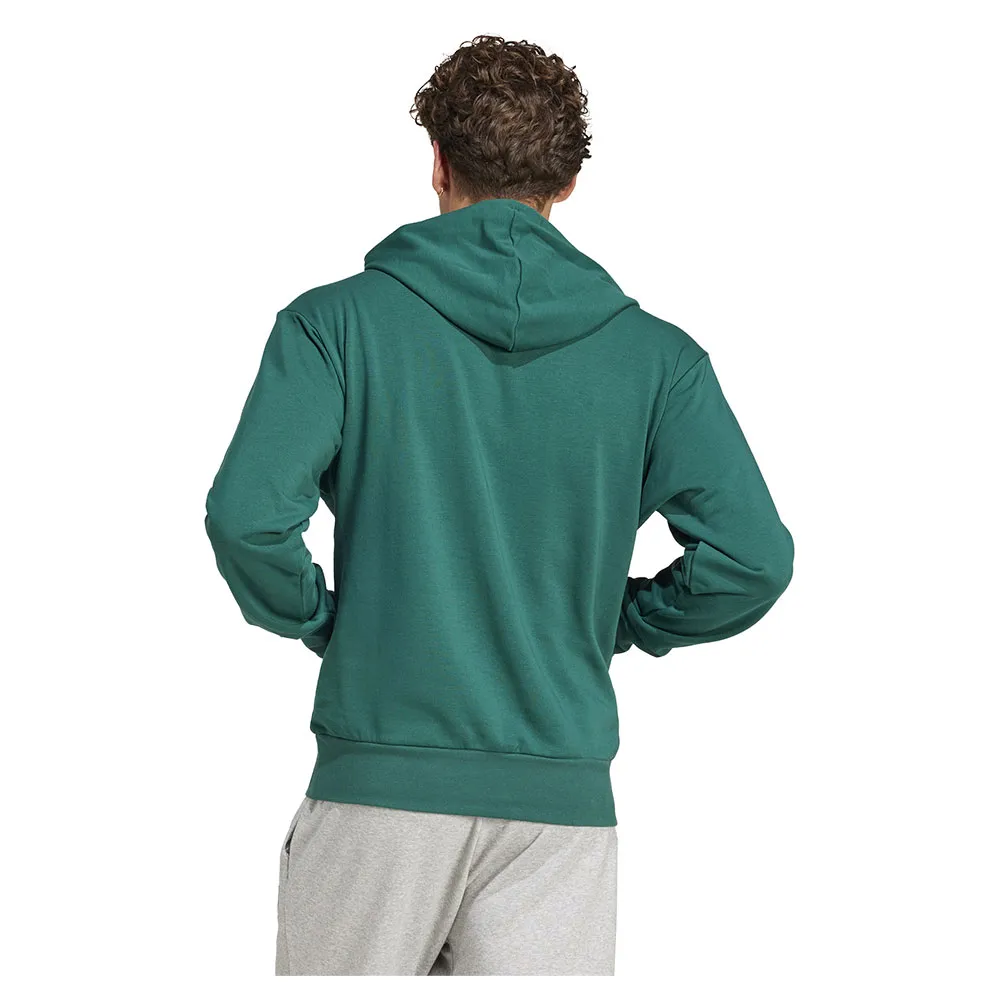 Худи adidas Essentials Feelcozy French Terry, зеленый — фото 2
