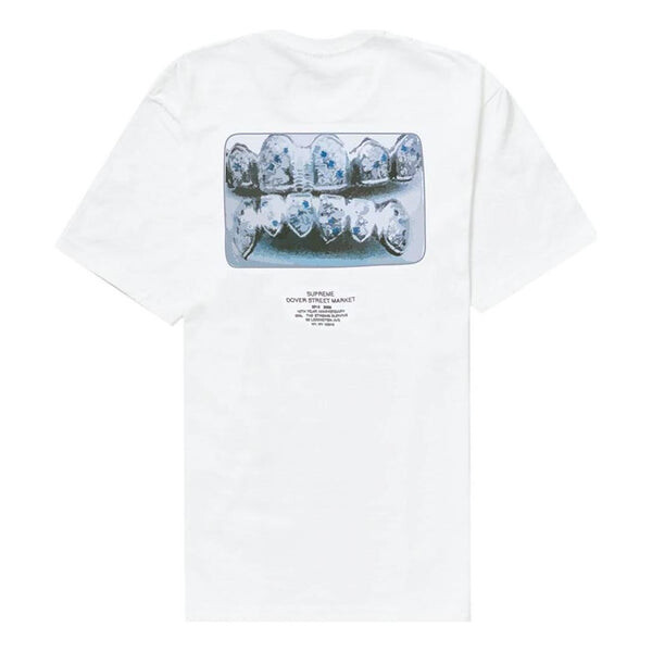 Футболка x dover street market t-shirt 'white' Supreme, белый — фото 2