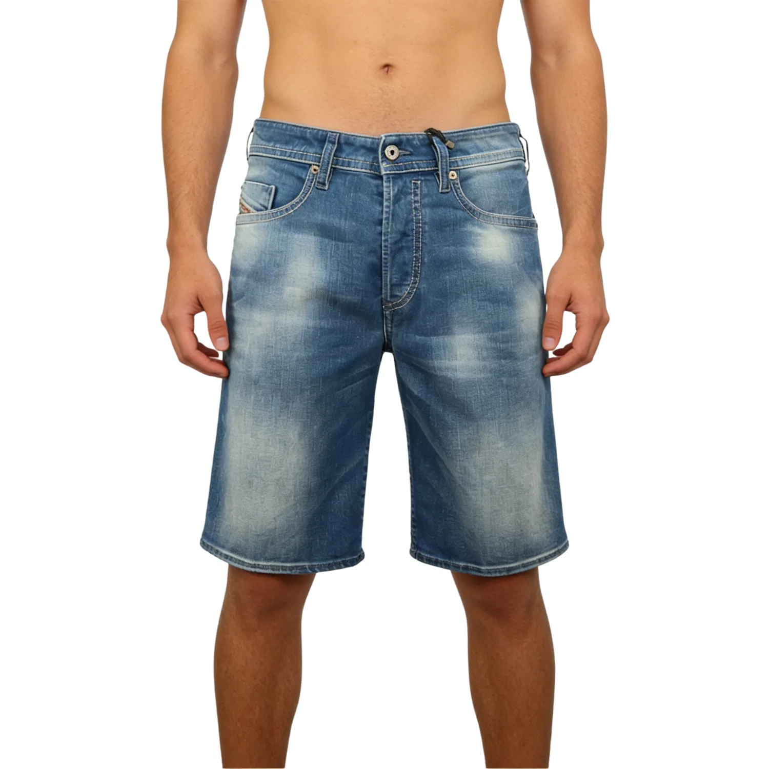 Джинсовые шорты мужские синие thin DIESEL, Blue