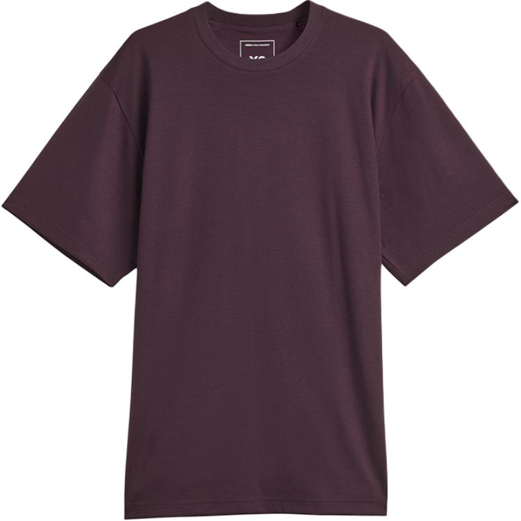 

Футболка Y 3 с коротким рукавом и круглым вырезом Y-3, Burgundy