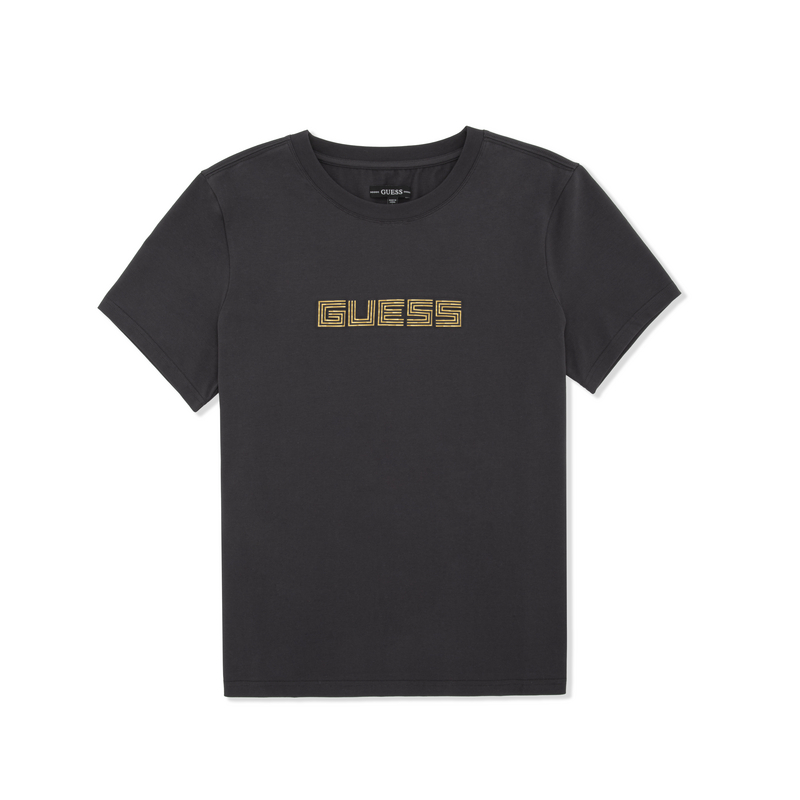 

Футболка мужская с круглым вырезом, умеренный прямой крой GUESS, g9i4-темно серый