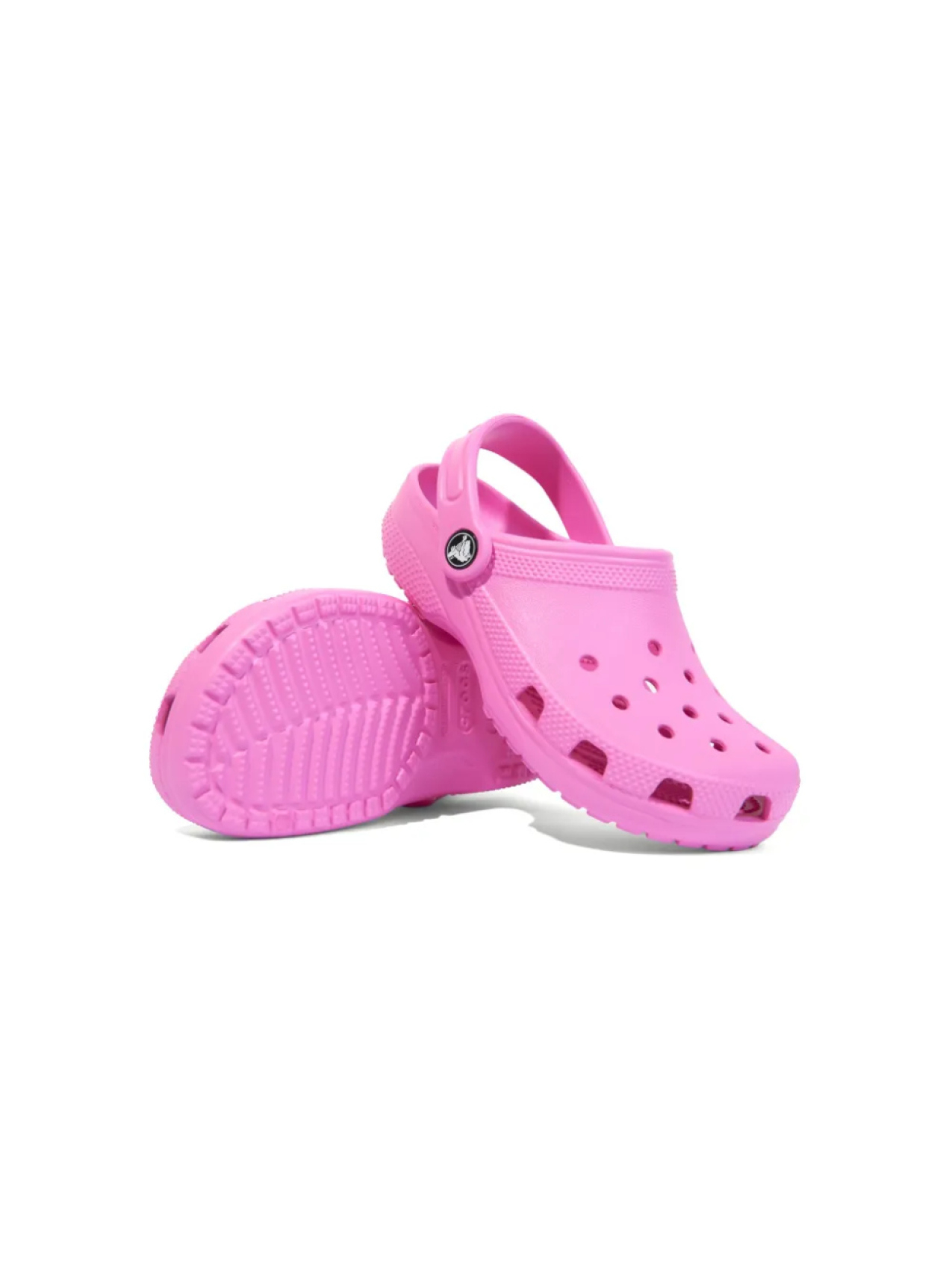 Сандалии Classic с перфорацией Crocs Kids, розовый — фото 2
