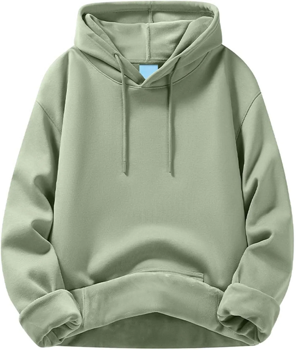 

Мужская флисовая толстовка с капюшоном и карманом-кенгуру