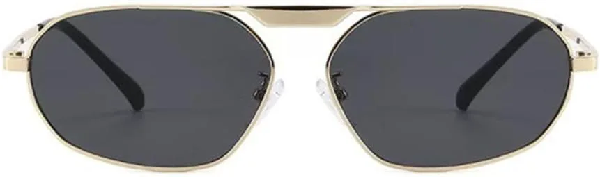 

Солнцезащитные очки с защитой UV400 | Металлические петли, круглая оправа | Для женщин и мужчин, для занятий спортом на открытом воздухе и путешествий DSVIGF, C4