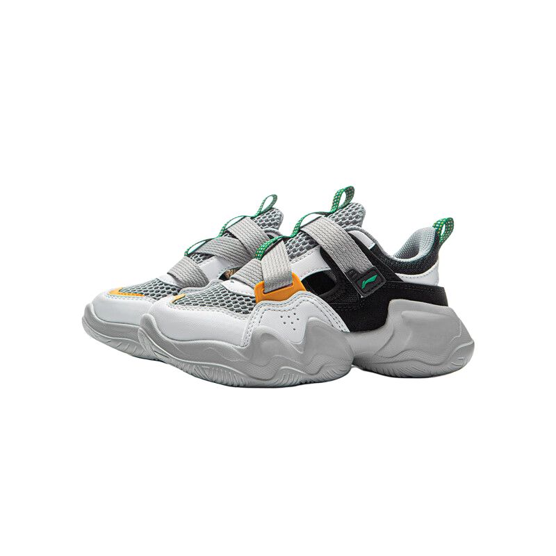 Детские сандалии Sportlife с противоскользящей подошвой и износостойким верхом для детей от 3 до 7 лет LINING YOUNG, серый — фото 3