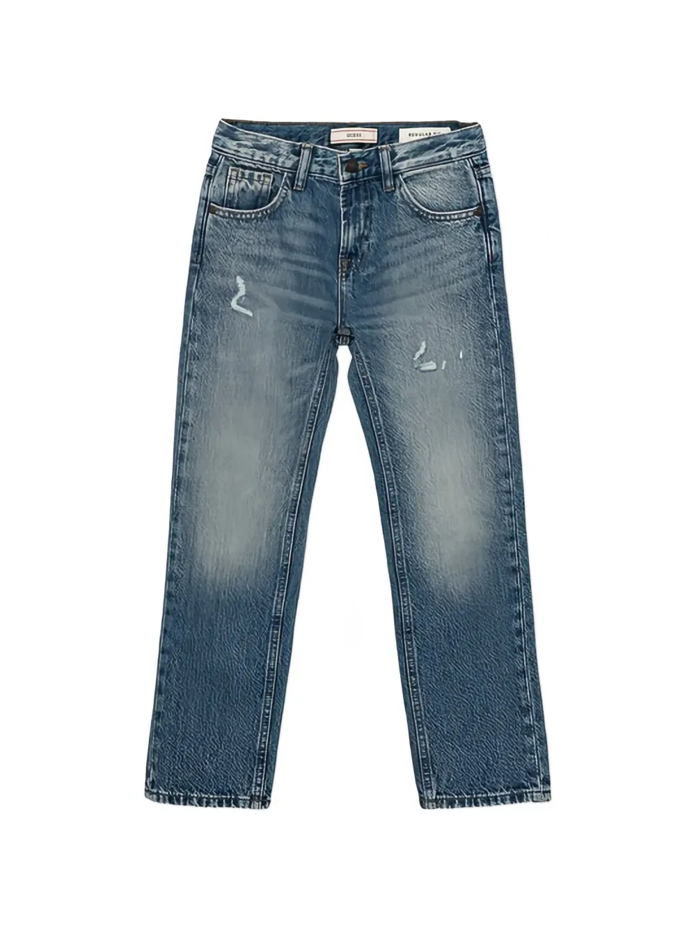 Потертые джинсы Guess Kids, синий