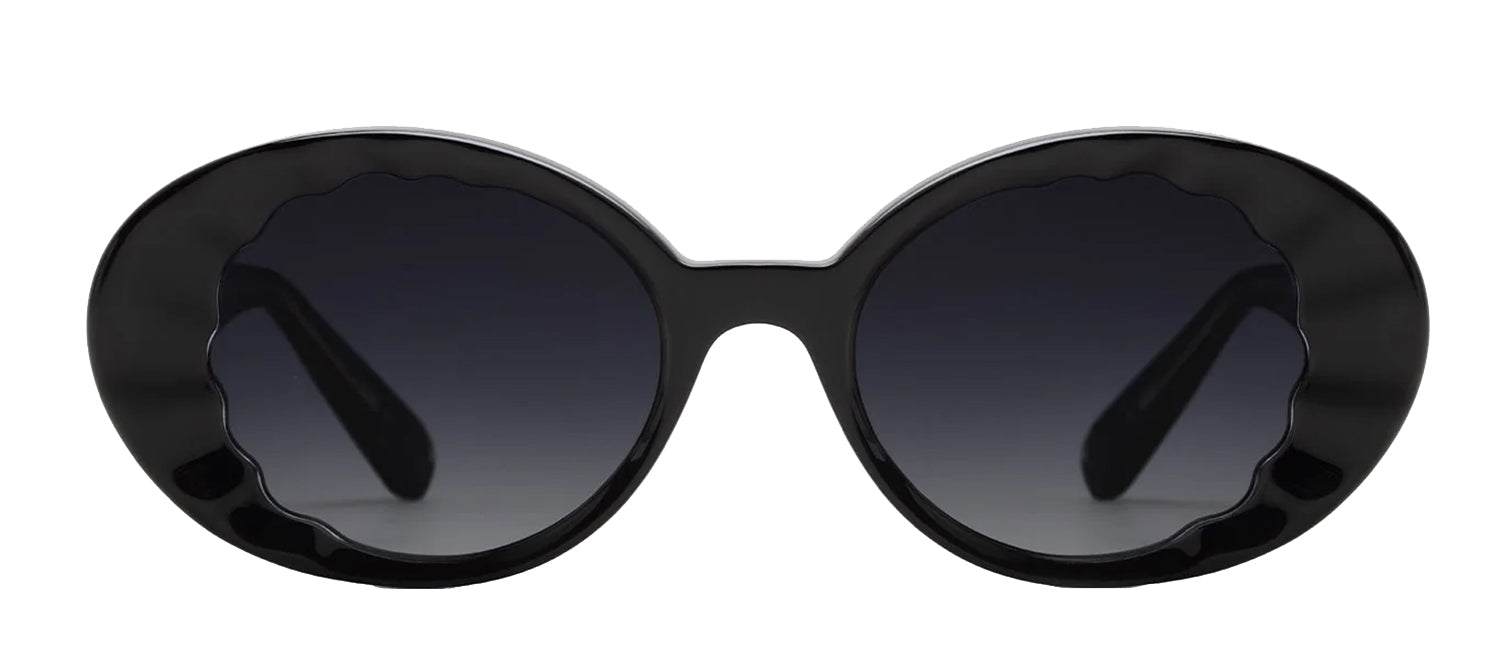 

Солнцезащитные очки Krewe Alixe Black + Black and Crystal Oval