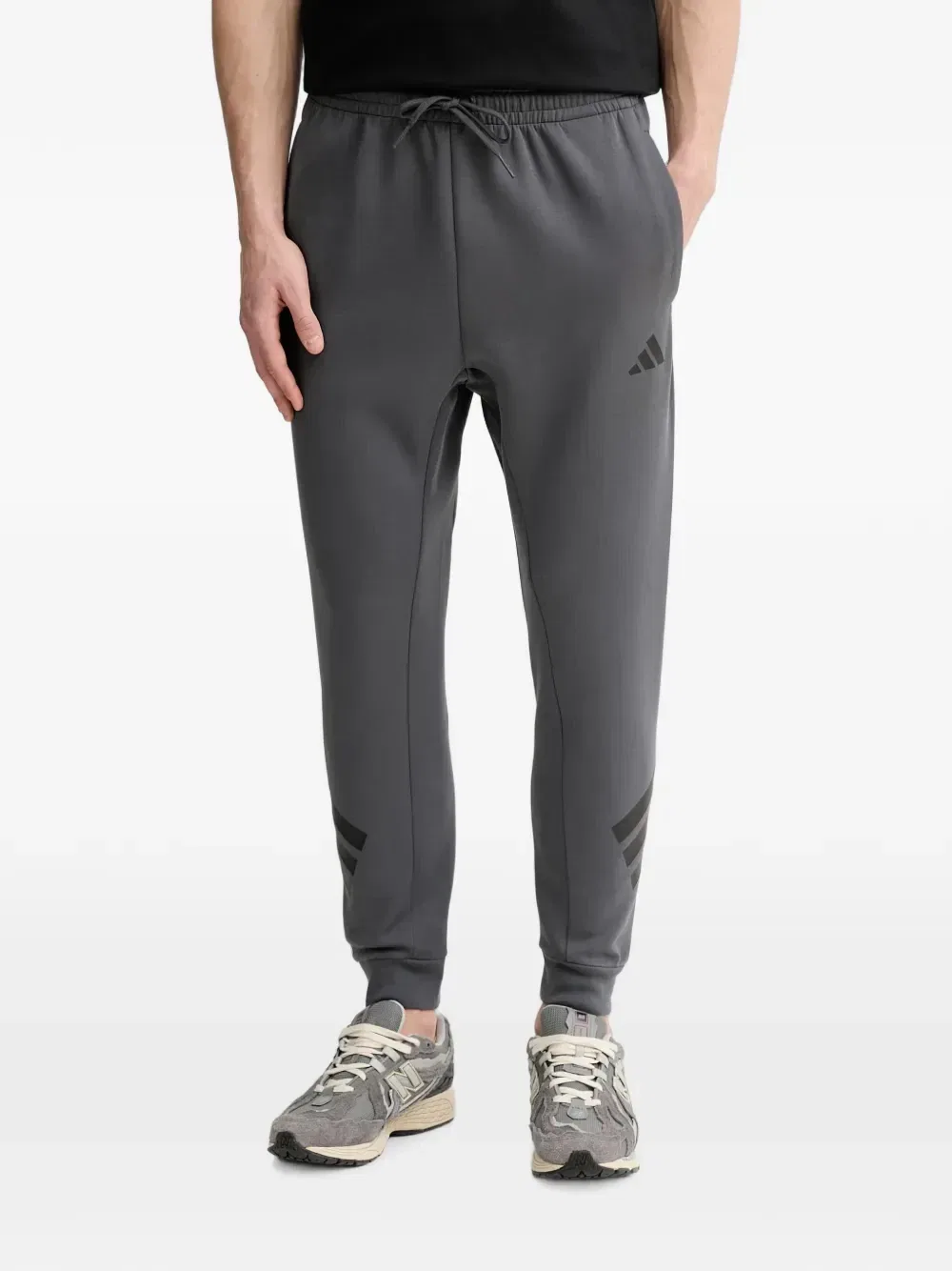 Тренировочные брюки с логотипом Adidas, серый