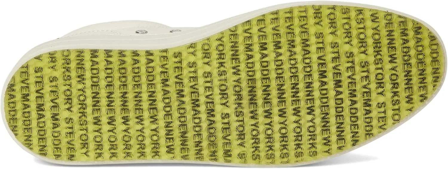 Кроссовки Steve Madden Mens Xavier, Cream Fabric — фото 3