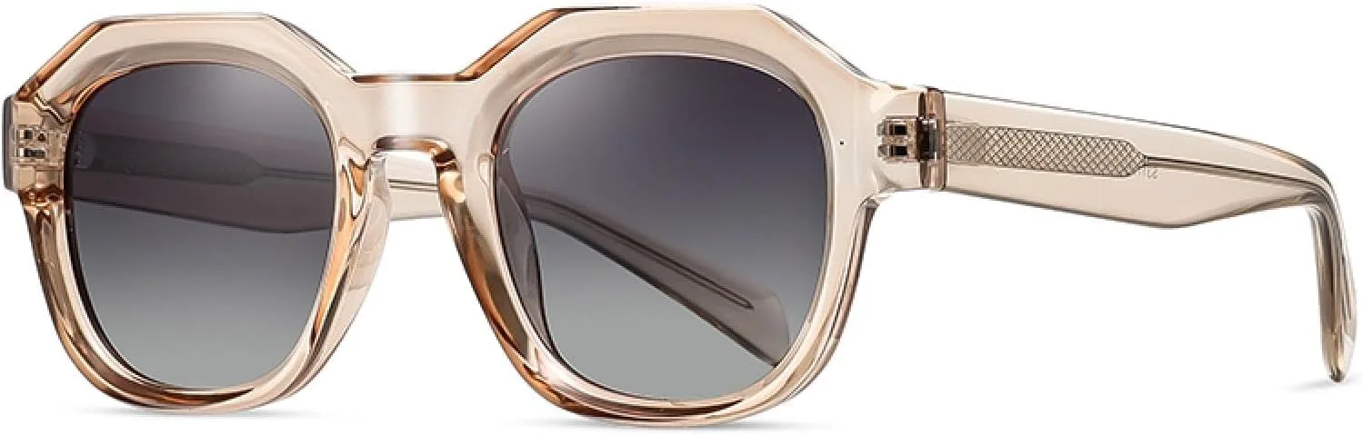 

Женские поляризованные солнцезащитные очки, мужские солнцезащитные очки с защитой от УФ-излучения UV400, для кемпинга и вечеринок VFDHN, Beige Gradient Green