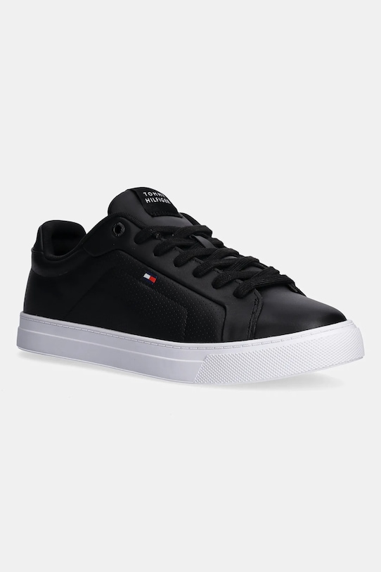 

Кожаные кроссовки Icon Court Pinperf Lth Tommy Hilfiger, черный