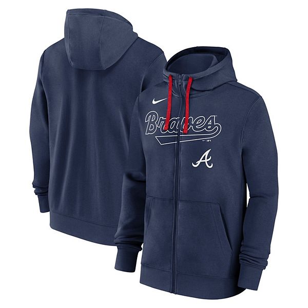 

Мужская синяя толстовка Atlanta Braves Knockout Script на молнии Nike, Синий, Мужская синяя толстовка Atlanta Braves Knockout Script на молнии Nike