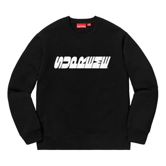 

Худи Supreme FW19 Week 3 Breed Crewneck Chest logo Round Neck Unisex Black, черный