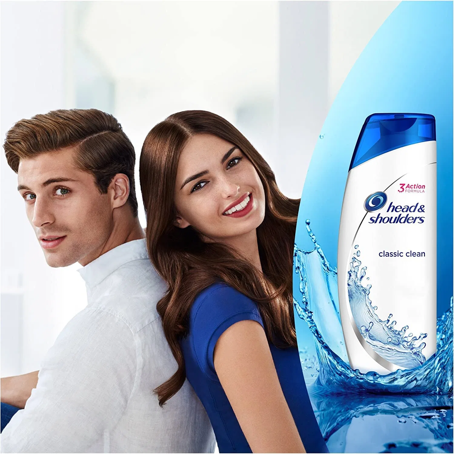 Набор шампуней от перхоти Head & Shoulders Classic Clean, 3 х 500 мл Head & Shoulders — фото 3