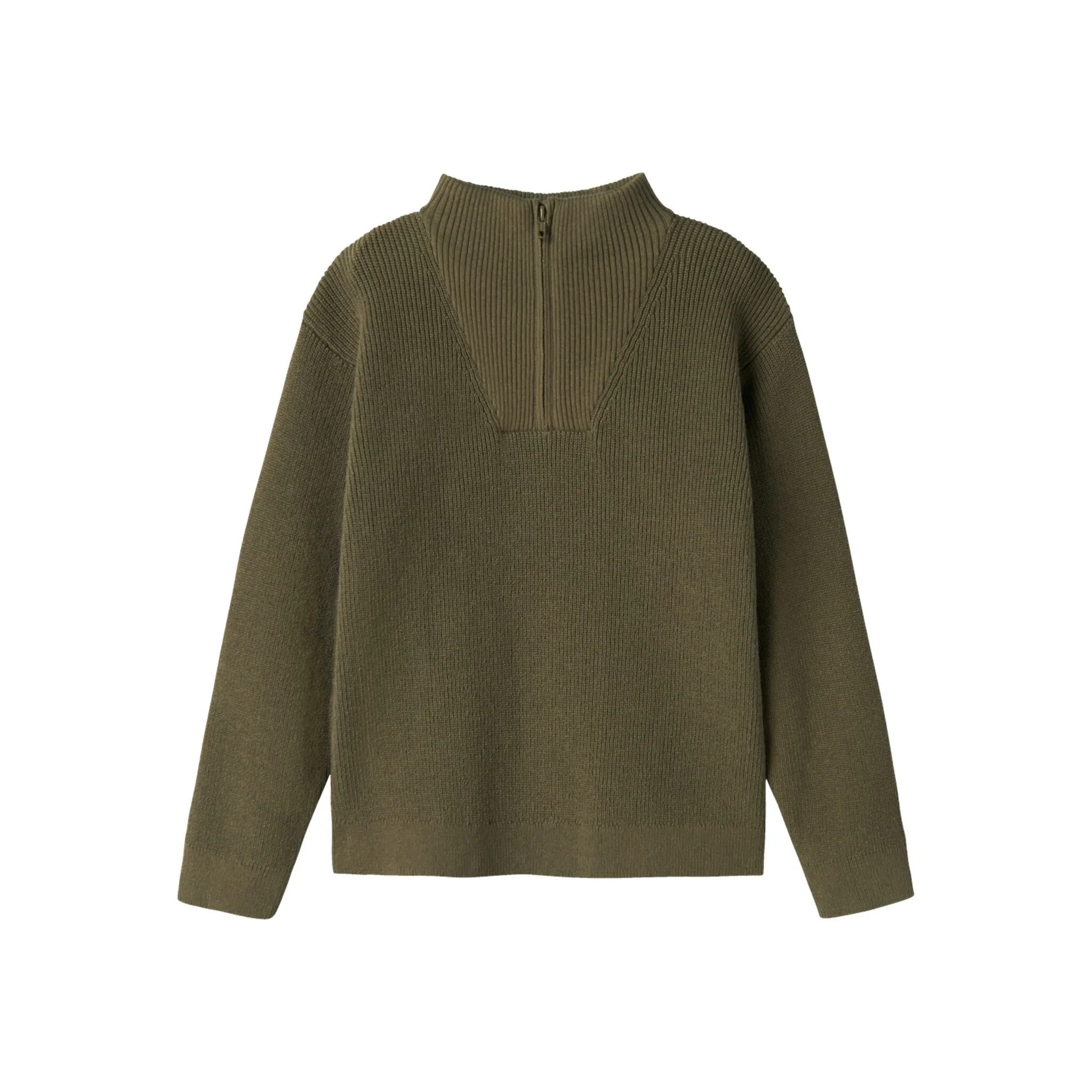 Название It вязаный свитер «NKMNESOLLE LS KNIT NOOS» Name It, цвет Tea Leaf — фото 2