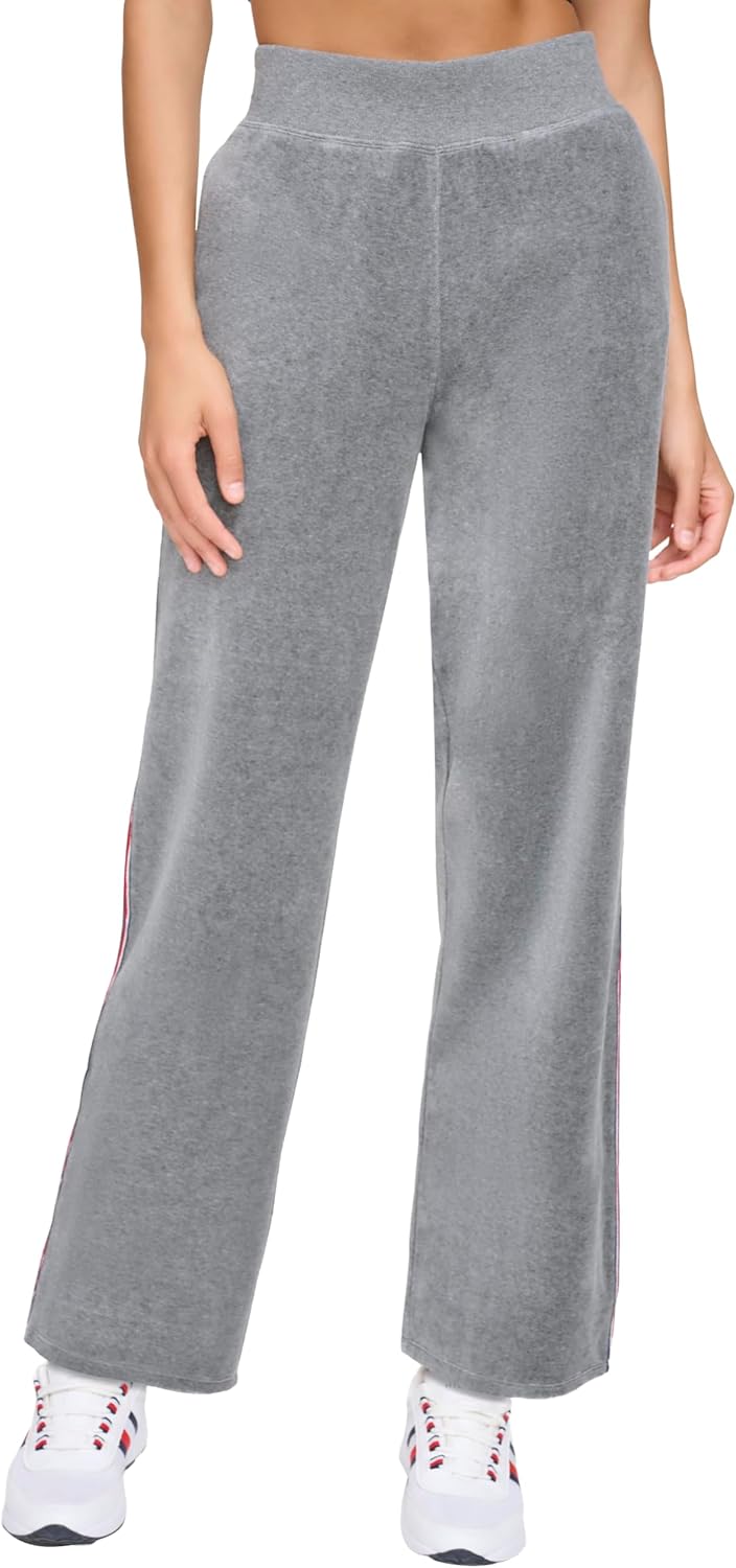 

Женские спортивные штаны Tommy Hilfiger Velour с боковыми лентами, Ash Heather