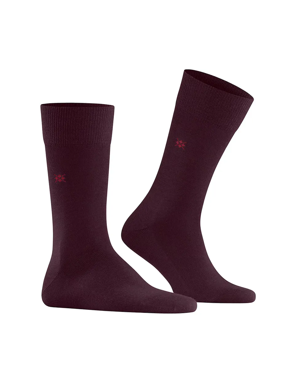 

Однотонные мужские короткие носки Burlington, бордовый