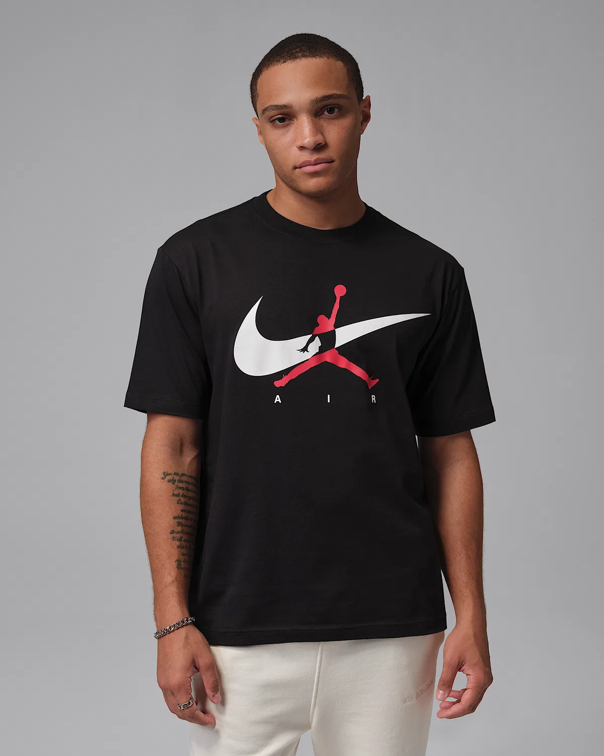Мужская футболка Jumpman Jordan Brooklyn, Black/White