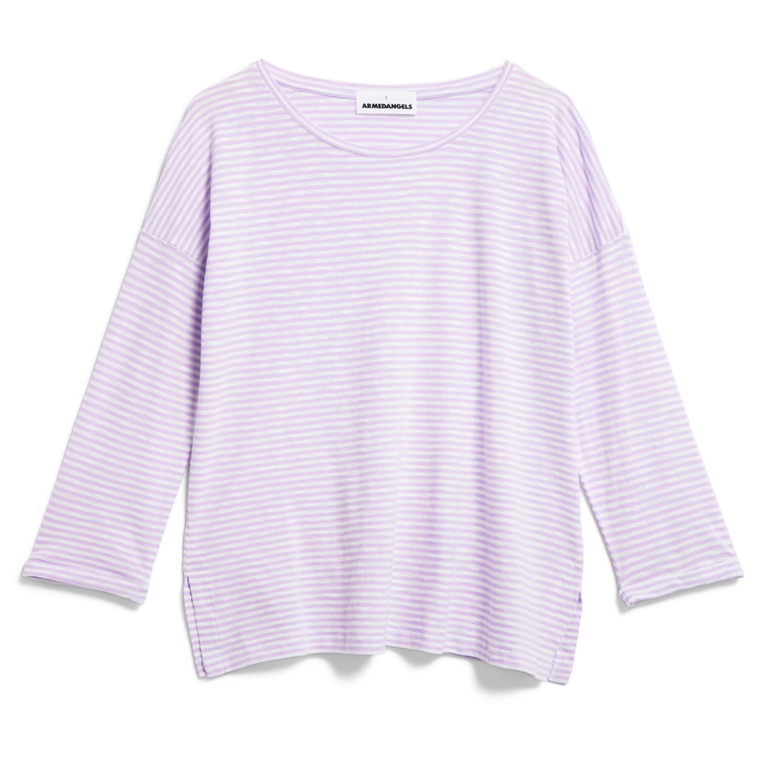 

Лонгслив Armedangels Women's Sianaa Lovely Stripes, цвет Lavender Light/Oatmilk