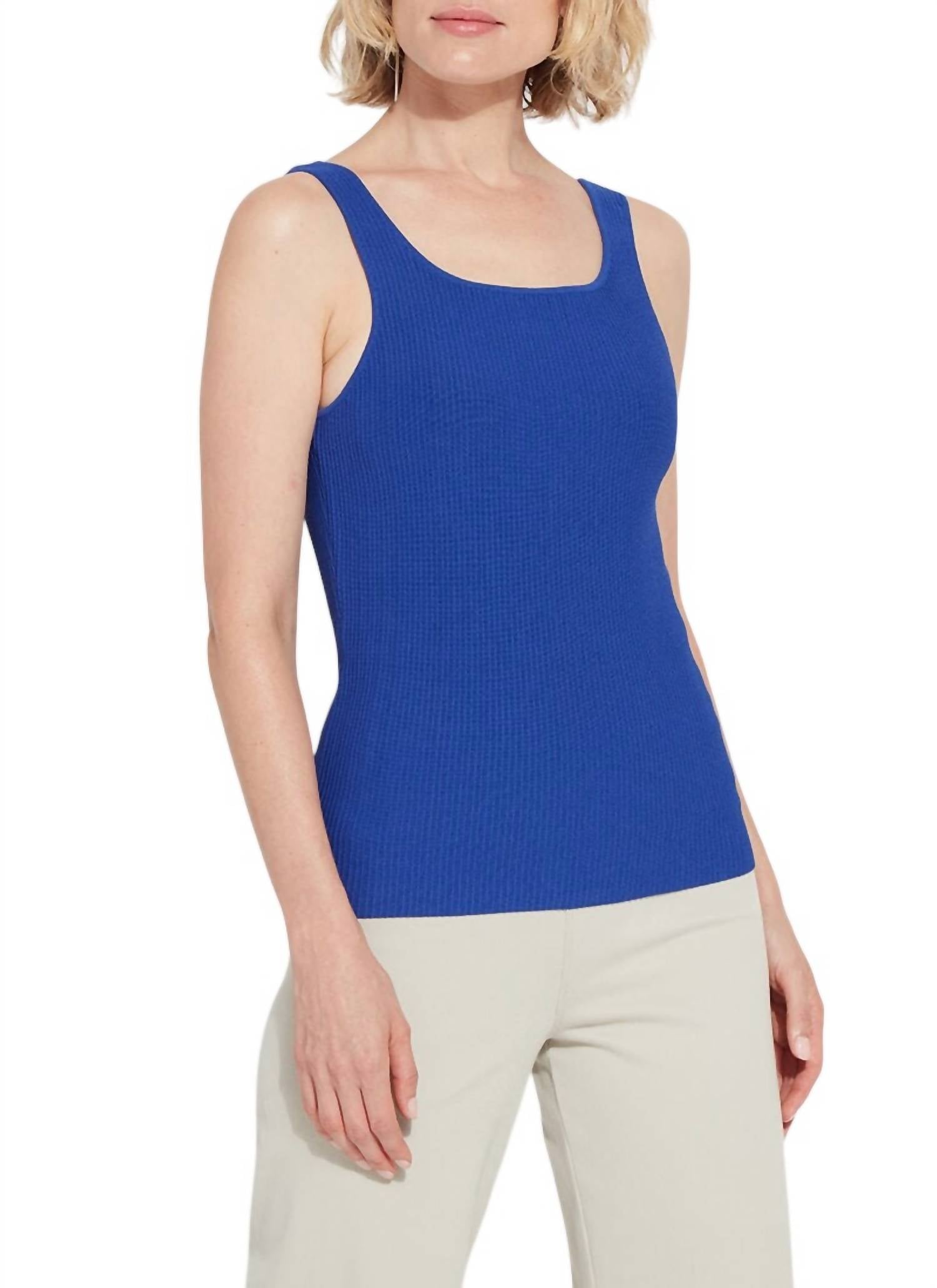 

Avril Sculpting Майка в цвете Cobalt Pop Lysse