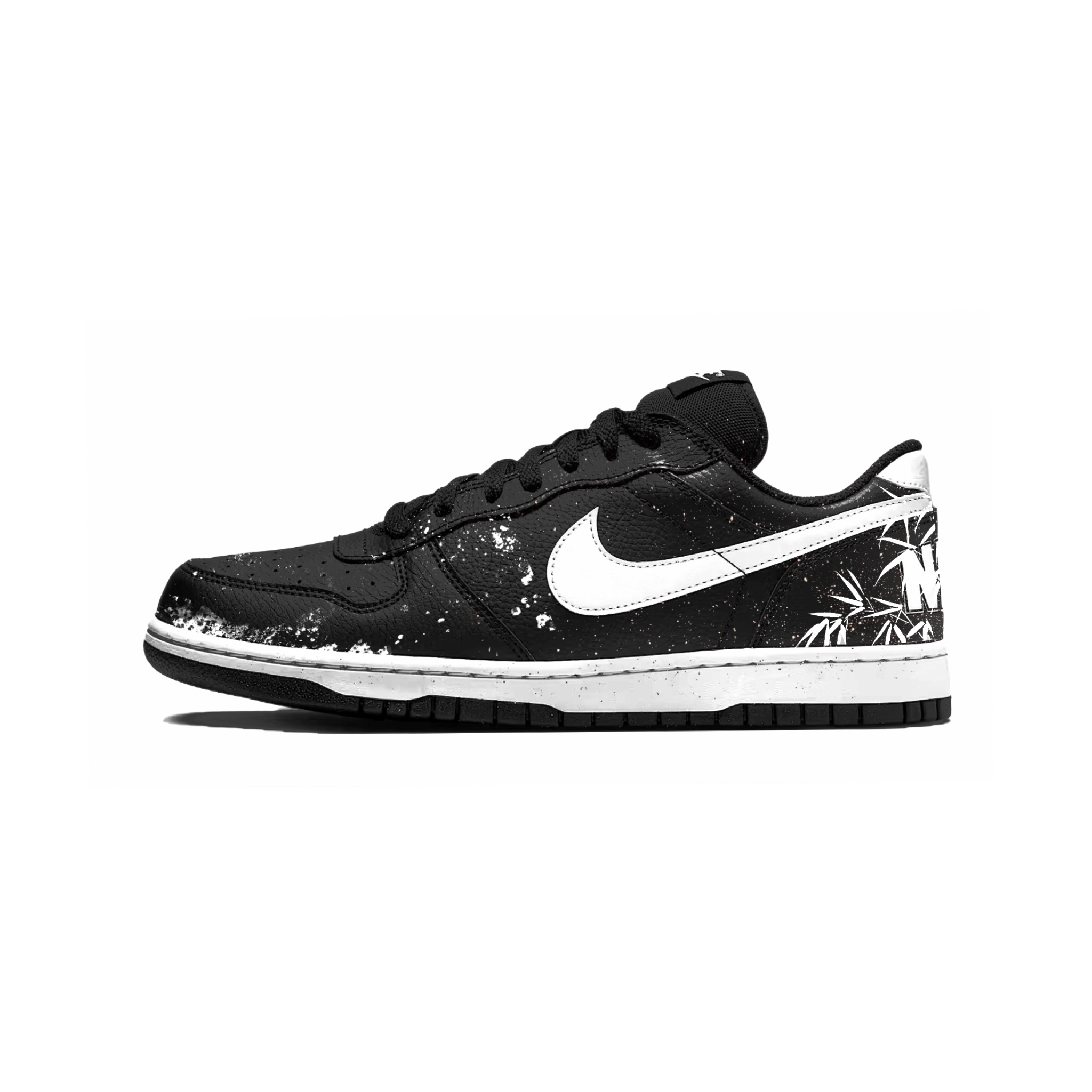 

Big National Color, Heavenly Fragrance Synthetic Leather, кожа, устойчивая к истиранию, дышащая, низкие Nike, черный