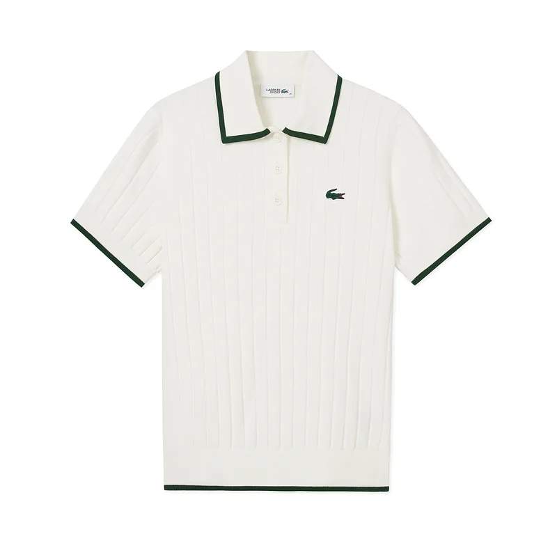 Футболка LACOSTE, 36S, академический стиль — фото 3