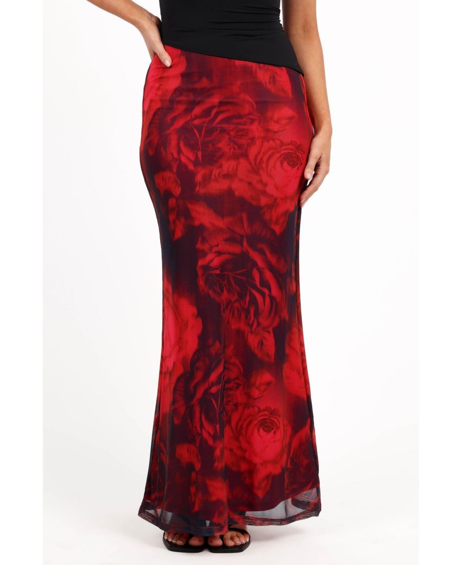 

Женская макси-юбка Cici Petal and Pup, Red