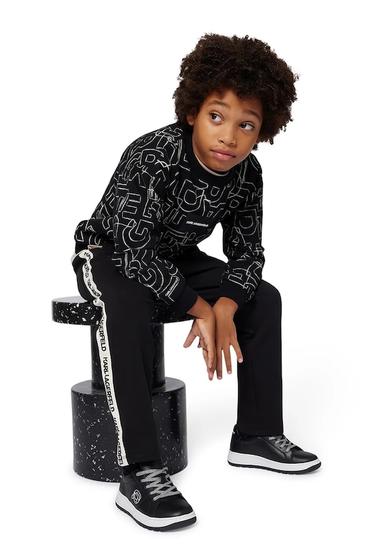 

Детская толстовка Karl Lagerfeld, черный