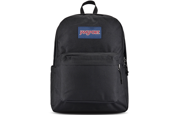 

Рюкзак из полиэстера унисекс черный/серый/морской синий JanSport, черный+сумка для покупок