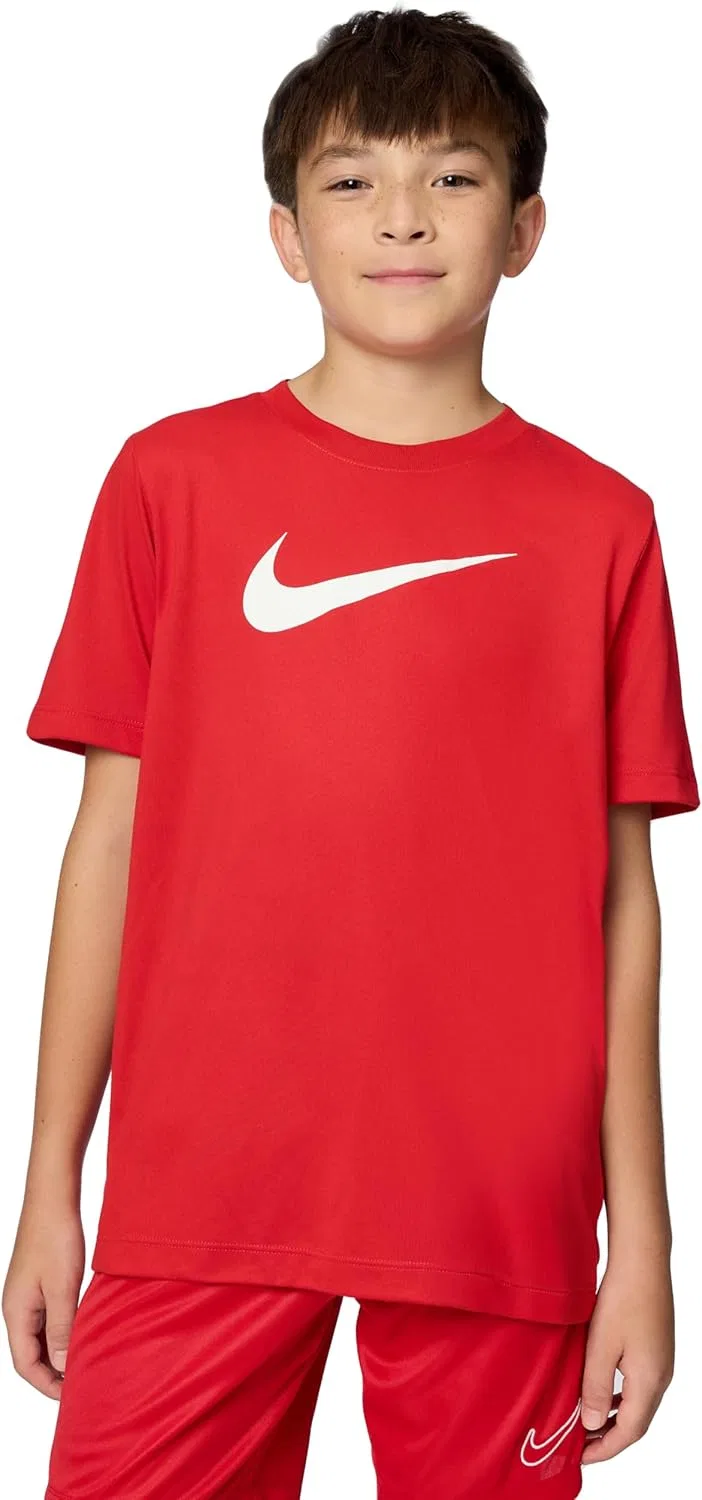 Футболка с логотипом Nike Dri-FIT, университетский красный