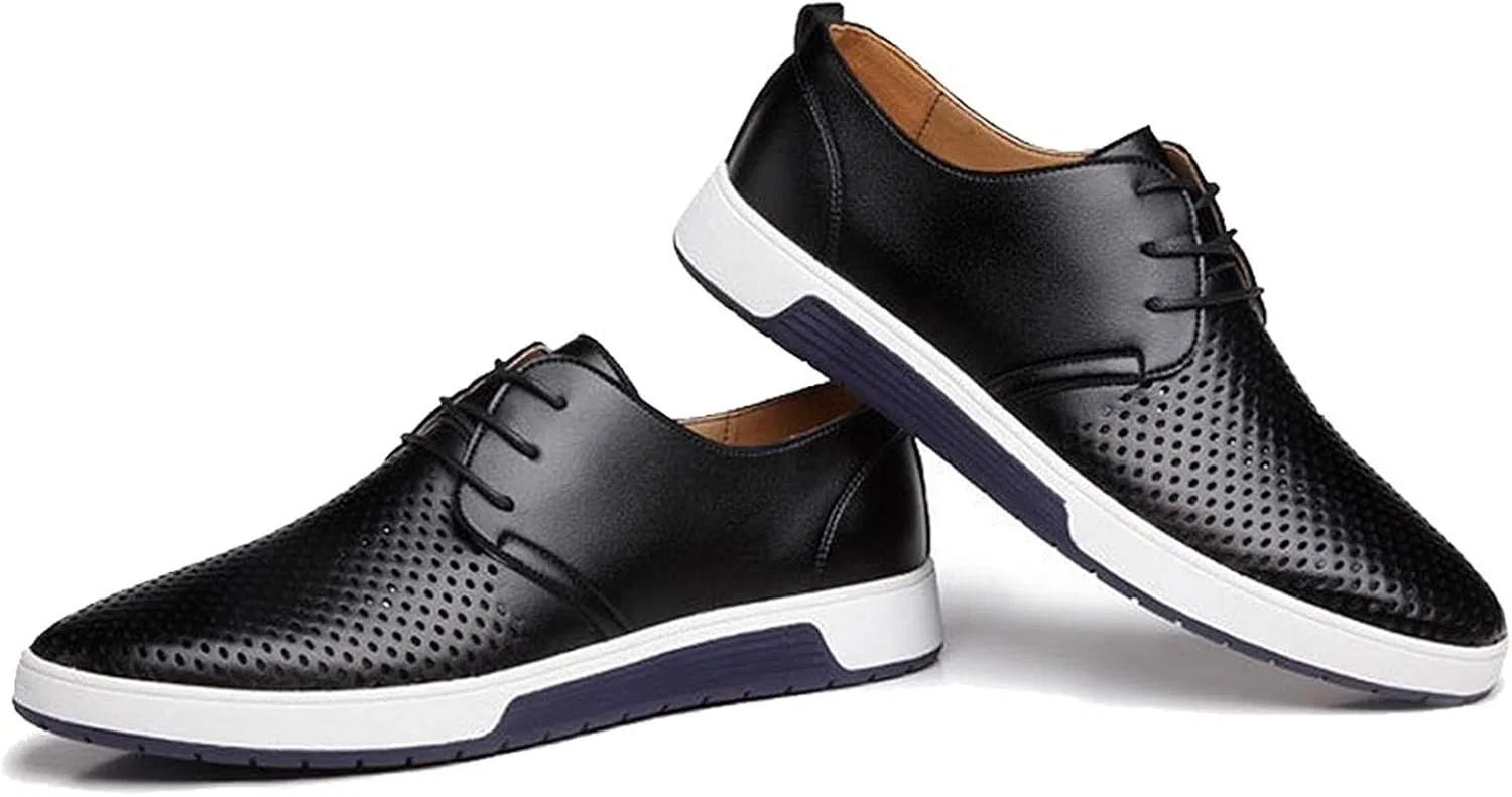 Мужские повседневные кроссовки-слипоны XIPAI Lofer Shoes, Black02 — фото 4