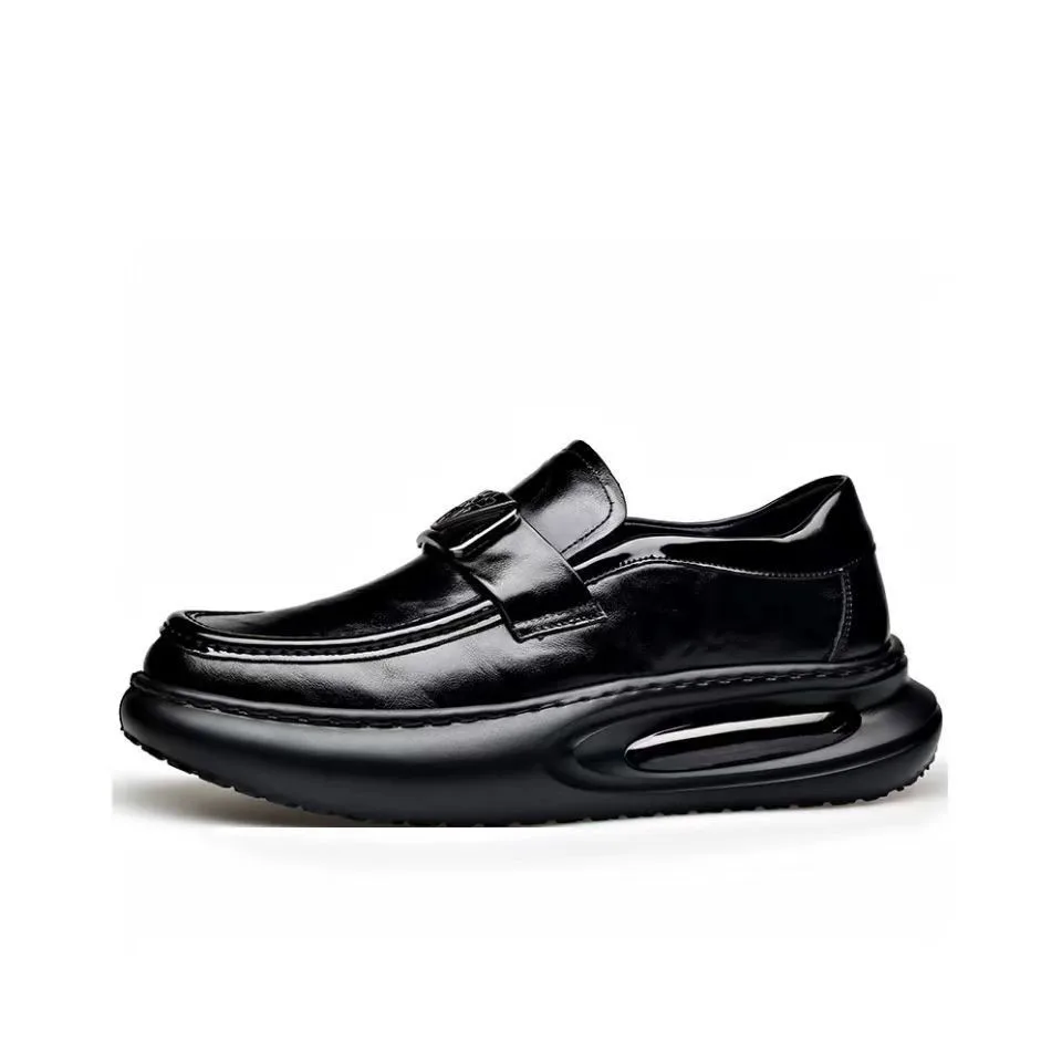 Мужские повседневные туфли low top LUNMADENG, коричневый — фото 3