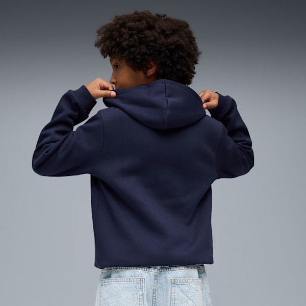 Футбольная толстовка для больших детей Manchester City Soccer Essentials Puma, синий — фото 2